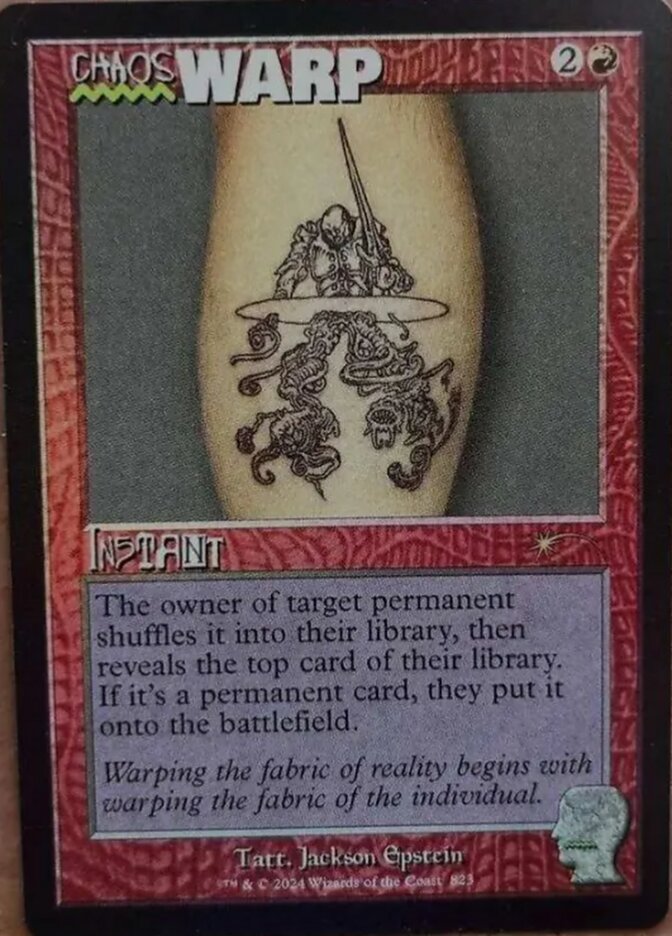 Chaos Warp (Rainbow Foil) (Secret Lair) Near Mint Foil