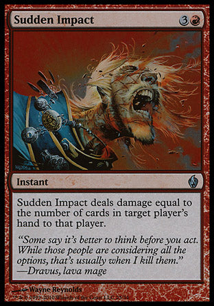 Sudden Impact (Premium Deck Series: Fire and Lightning) Near Mint Foil