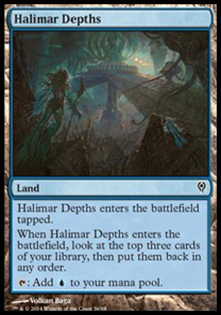 Halimar Depths (Duel Decks: Jace vs Vraska) Light Play