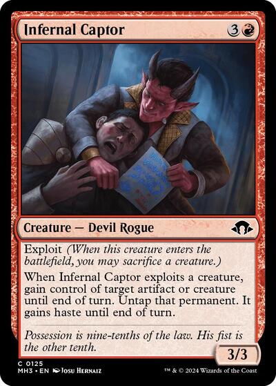 Infernal Captor (Modern Horizons 3) Light Play Foil