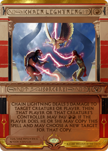 Chain Lightning (Amonkhet Invocations) Light Play Foil