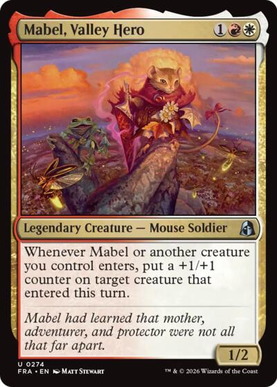 Mabel, Valley Hero (Reality Fracture) Near Mint Foil