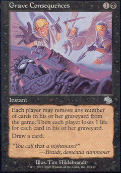 Grave Consequences (Judgment) Medium Play Foil