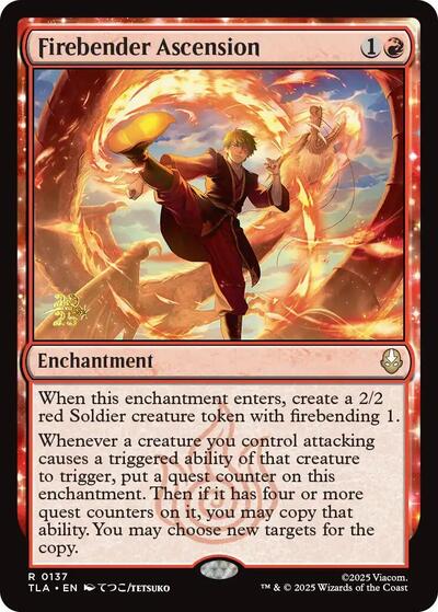 Firebender Ascension (Promos: Prerelease Cards) Near Mint Foil