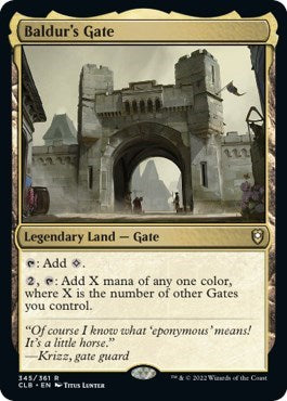 Baldur's Gate (Commander Legends: Battle for Baldur's Gate) Light Play Foil