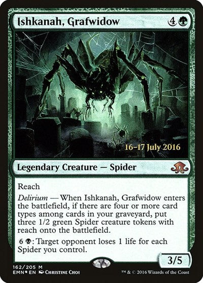 Ishkanah, Grafwidow (Promos: Prerelease Cards) Light Play Foil
