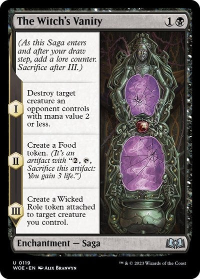 The Witch's Vanity (Wilds of Eldraine) Light Play