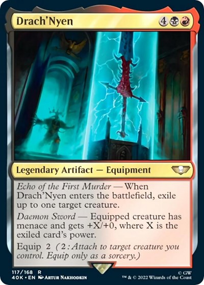 Drach'Nyen (Surge Foil) (Universes Beyond: Warhammer 40K) Light Play Foil