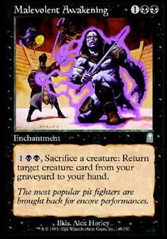 Malevolent Awakening (Odyssey) Medium Play Foil