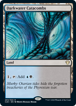 Darkwater Catacombs (Commander 2020 Ikoria) Light Play
