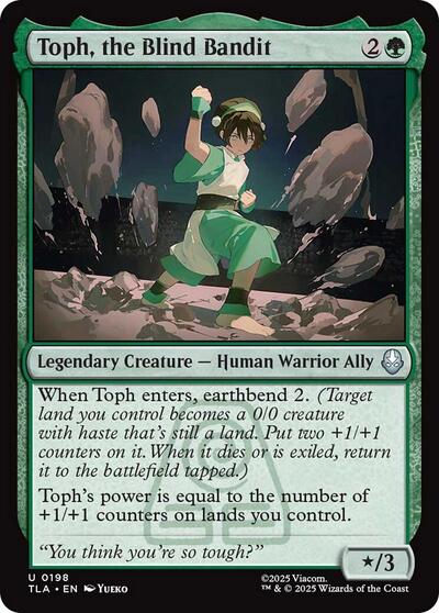 Toph, the Blind Bandit (Avatar: The Last Airbender) Near Mint Foil