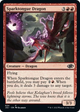 Sparktongue Dragon (Jumpstart 2022) Near Mint