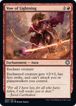 Vow of Lightning (Magic Game Night: Free-For-All) Light Play