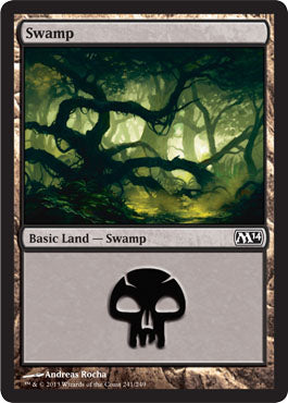 Swamp (241) (Magic 2014 Core Set) Light Play