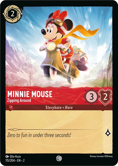 Minnie Mouse - Zipping Around (Rise of the Floodborn) Near Mint