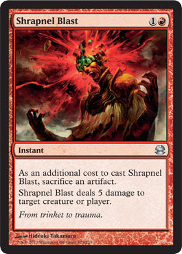 Shrapnel Blast (Modern Masters) Medium Play Foil