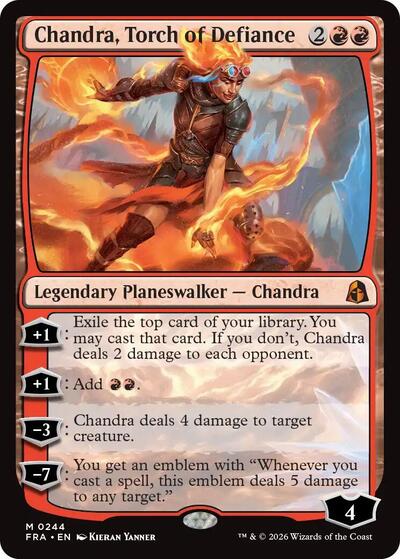 Chandra, Torch of Defiance (Reality Fracture) Near Mint