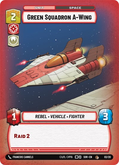 Green Squadron A-Wing (Weekly Play Promos) Near Mint