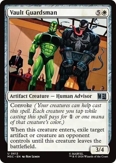 Vault Guardsman (Commander: Marvel Super Heroes) Near Mint