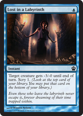 Lost in a Labyrinth (Theros) Medium Play Foil