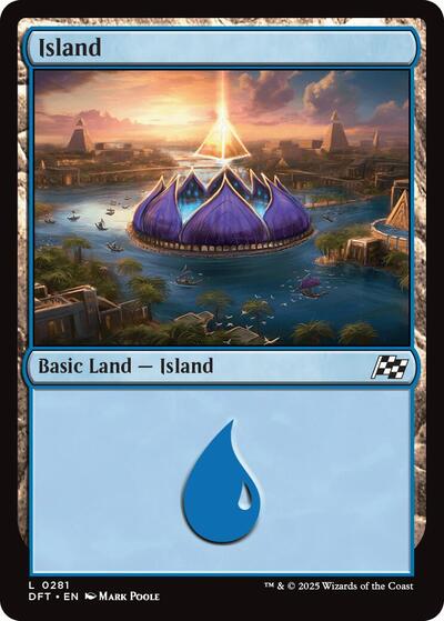 Island (0281) (Aetherdrift) Near Mint