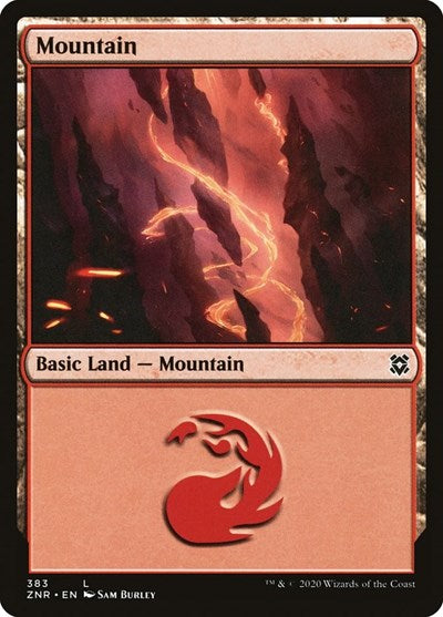 Mountain (Zendikar Rising) Light Play