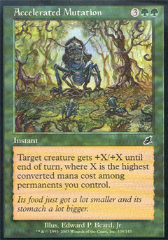 Accelerated Mutation (Scourge) Light Play Foil