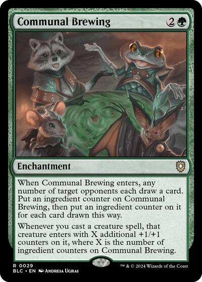 Communal Brewing (Commander: Bloomburrow) Near Mint