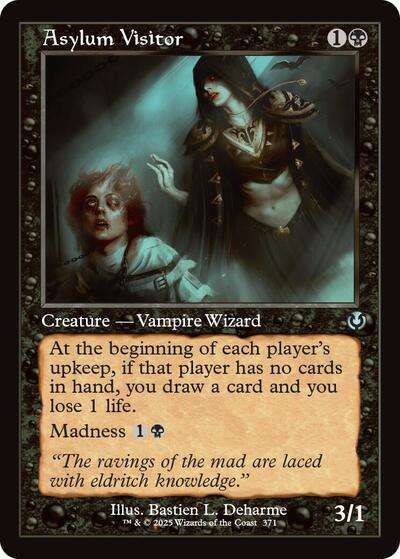 Asylum Visitor (Retro Frame) (Innistrad Remastered) Light Play Foil