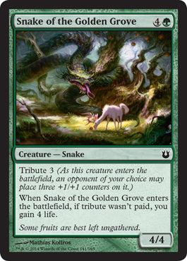 Snake of the Golden Grove (Born of the Gods) Medium Play