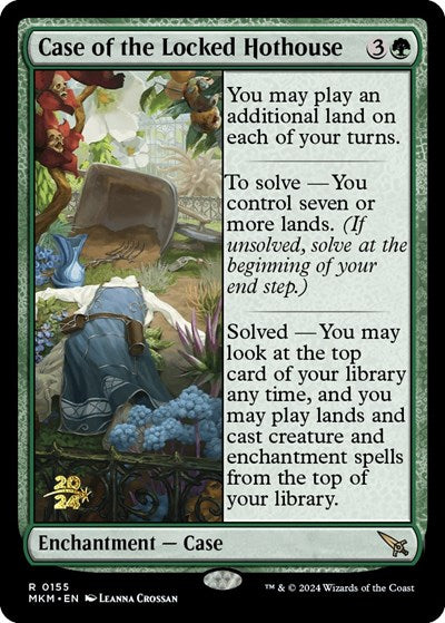 Case of the Locked Hothouse (Promos: Prerelease Cards) Light Play Foil