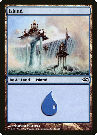 Island (140) (Planechase 2012) Light Play
