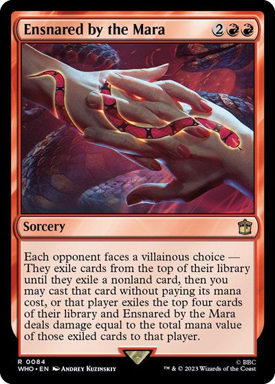 Ensnared by the Mara (Universes Beyond: Doctor Who) Light Play Foil