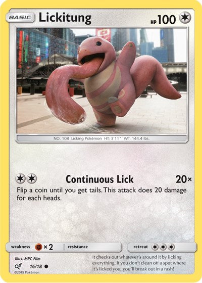 Lickitung (Holo Common) (Detective Pikachu) Light Play Holofoil