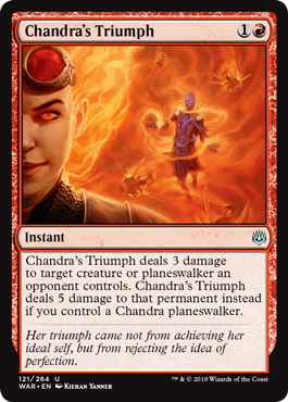 Chandra's Triumph (War of the Spark) Near Mint Foil