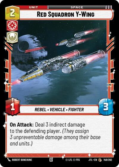 Red Squadron Y-Wing (Jump to Lightspeed) Near Mint