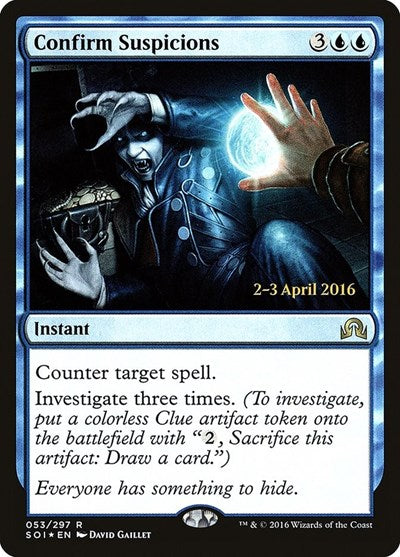 Confirm Suspicions (Promos: Prerelease Cards) Light Play Foil