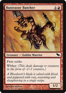 Rustrazor Butcher (Shadowmoor) Light Play