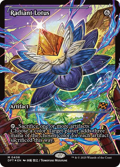 Radiant Lotus (Showcase) (Aetherdrift) Near Mint Foil Japanese