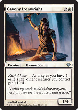 Gavony Ironwright (Dark Ascension) Light Play Foil