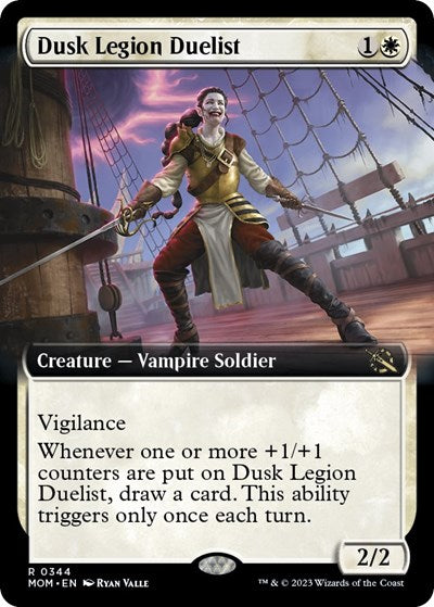 Dusk Legion Duelist (Extended Art) (March of the Machine) Near Mint