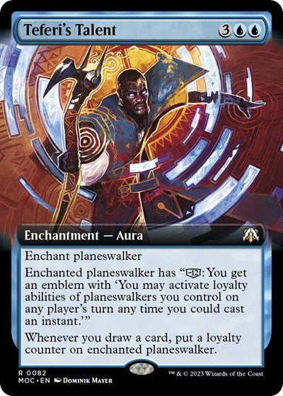 Teferi's Talent (Extended Art) (Commander: March of the Machine) Near Mint Foil