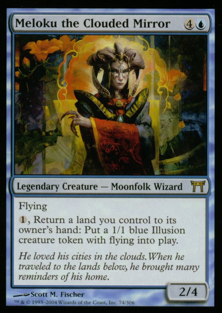 Meloku the Clouded Mirror (Champions of Kamigawa) Medium Play