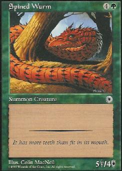 Spined Wurm (Portal) Near Mint