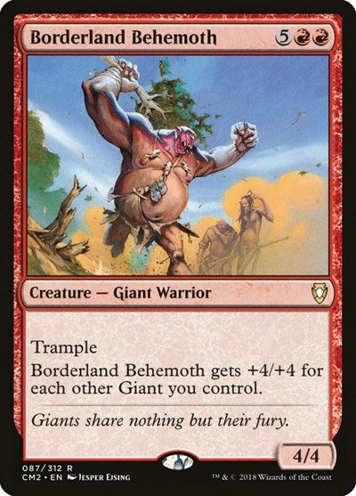 Borderland Behemoth (Commander Anthology Volume II) Medium Play