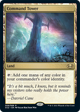 Command Tower (Commander Collection: Black) Light Play