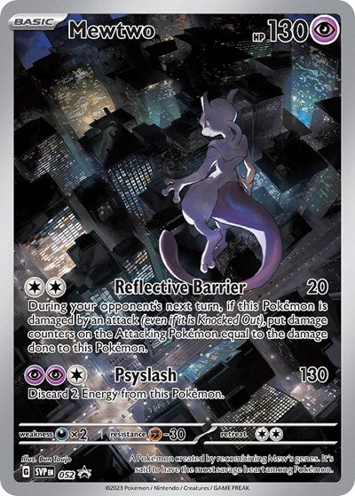 Mewtwo - 052 (SV: Scarlet & Violet Promo Cards) Near Mint Holofoil