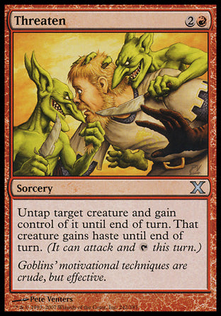 Threaten (10th Edition) Light Play