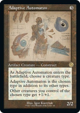 Adaptive Automaton (Schematic) (The Brothers' War: Retro Frame Artifacts) Damaged / Poor