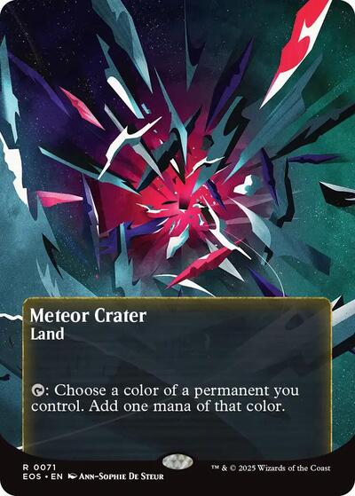 Meteor Crater (0071) (Borderless) (Stellar Sights) Near Mint